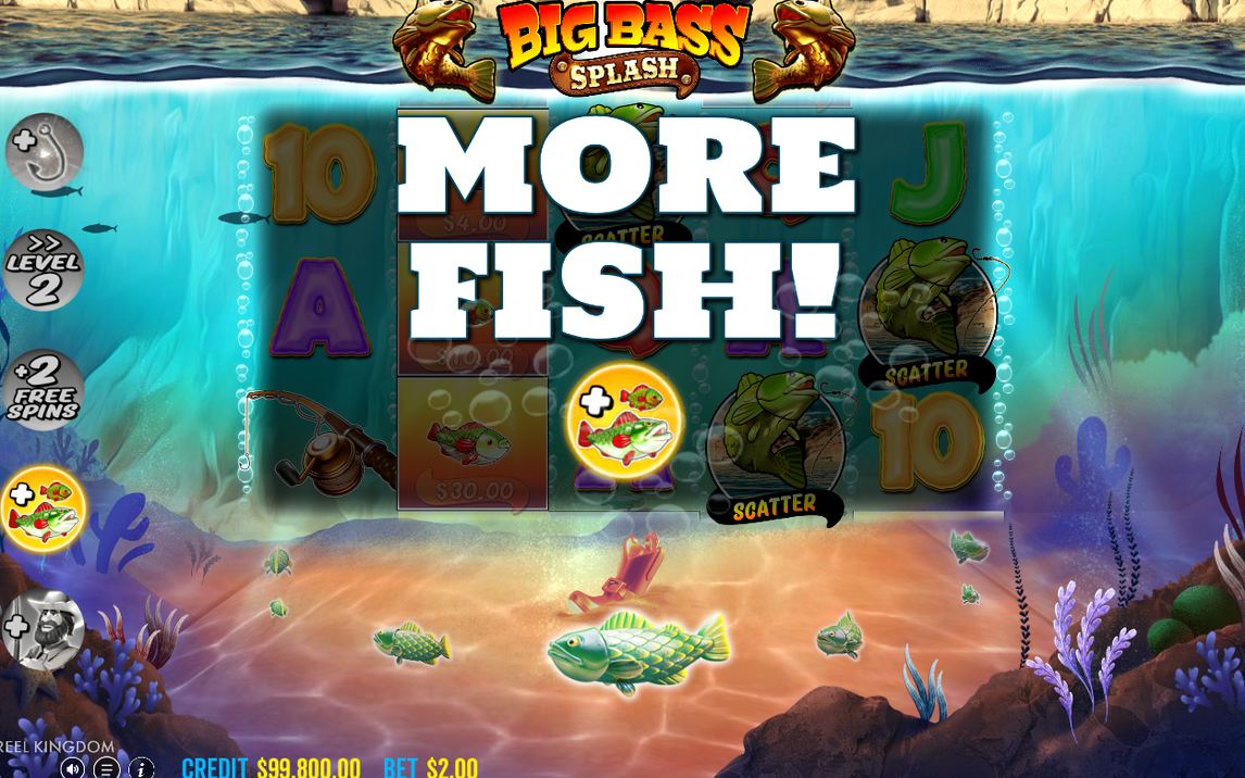 Free Spins med Fiskaren (WILD) på alla rullar