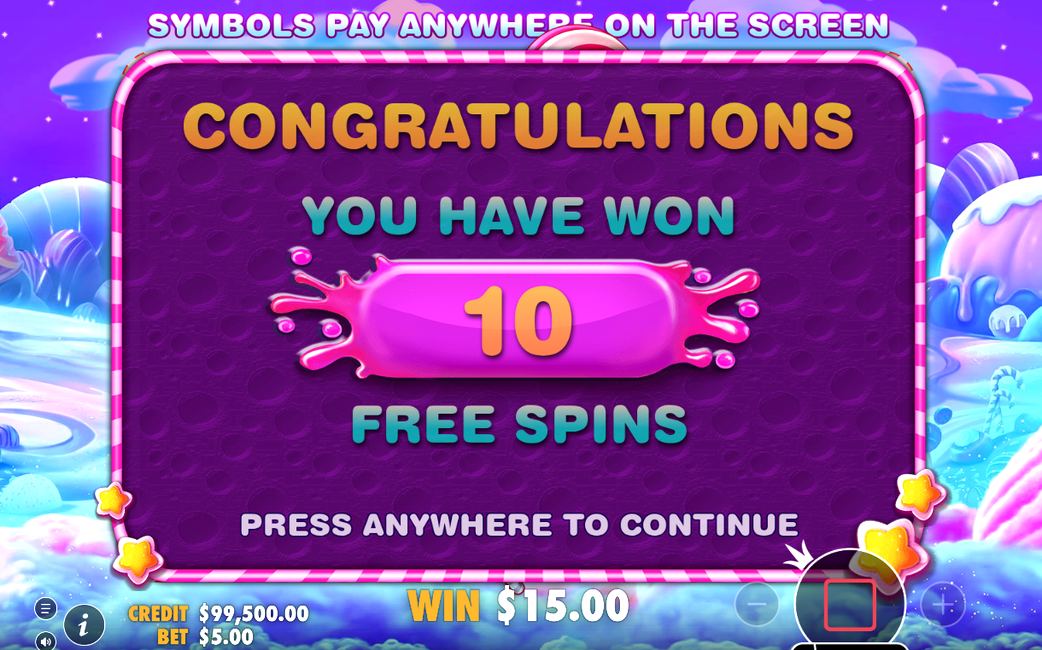 Free Spins-läget med Multiplier-symboler i rutnätet